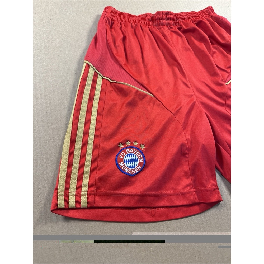 BAYERN MUNCHEN HOME FOOTBALL SOCCER SHORTS ADIDAS No Size Tag, See Measurements